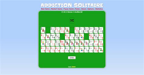 Play Addiction Solitaire Card Game Online.